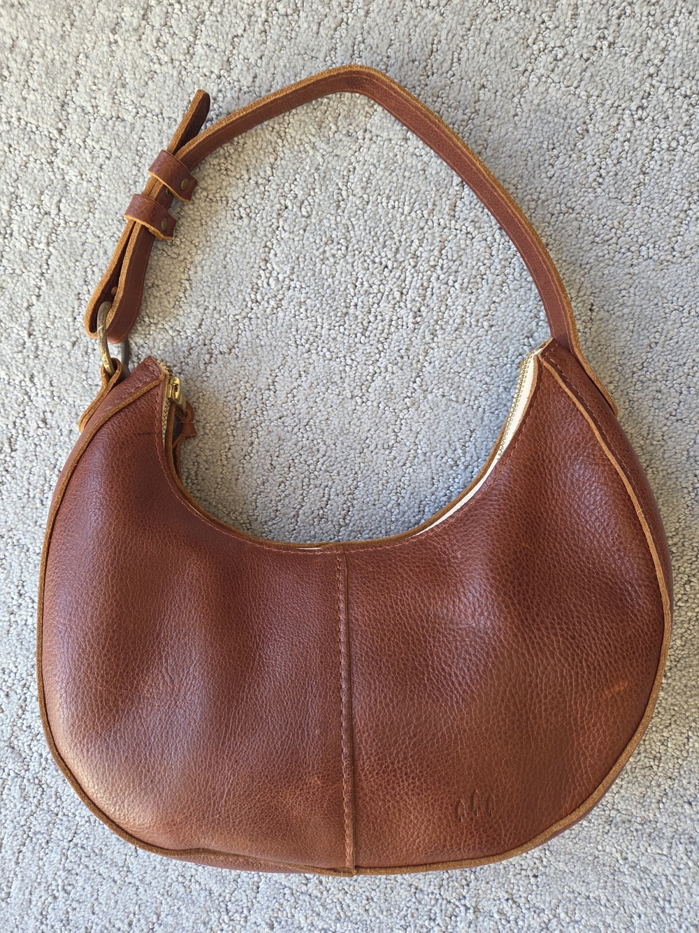 Portland Leather Small Nutmeg Nora Shoulder Bag